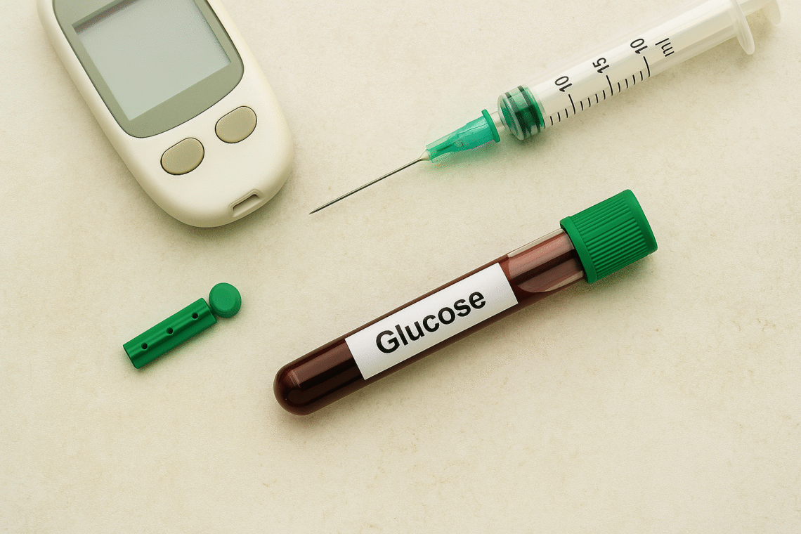 laboratory blood sample representing prediabetes and diabetes testing